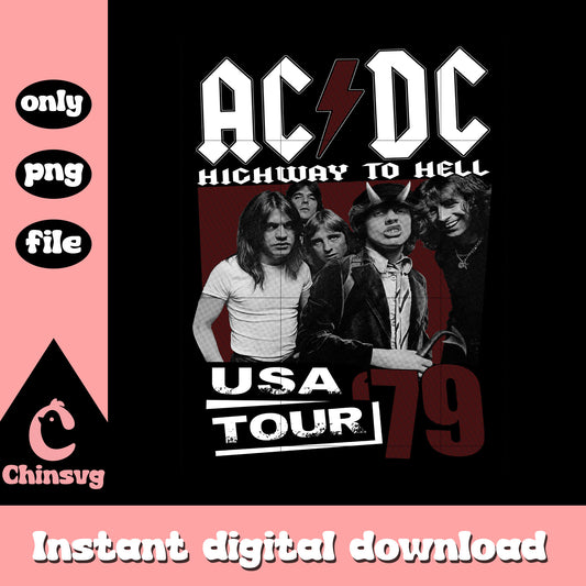 ACDC hickway to hell usa tour png, acdc band png, concert png