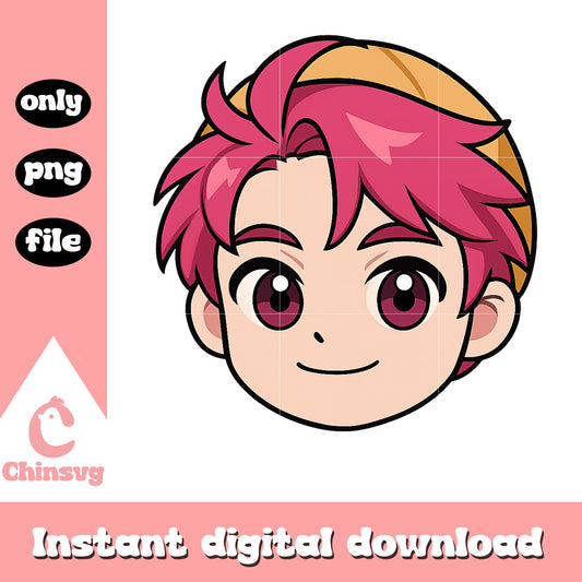 Abby saja boys band member face png, saja boys abby png