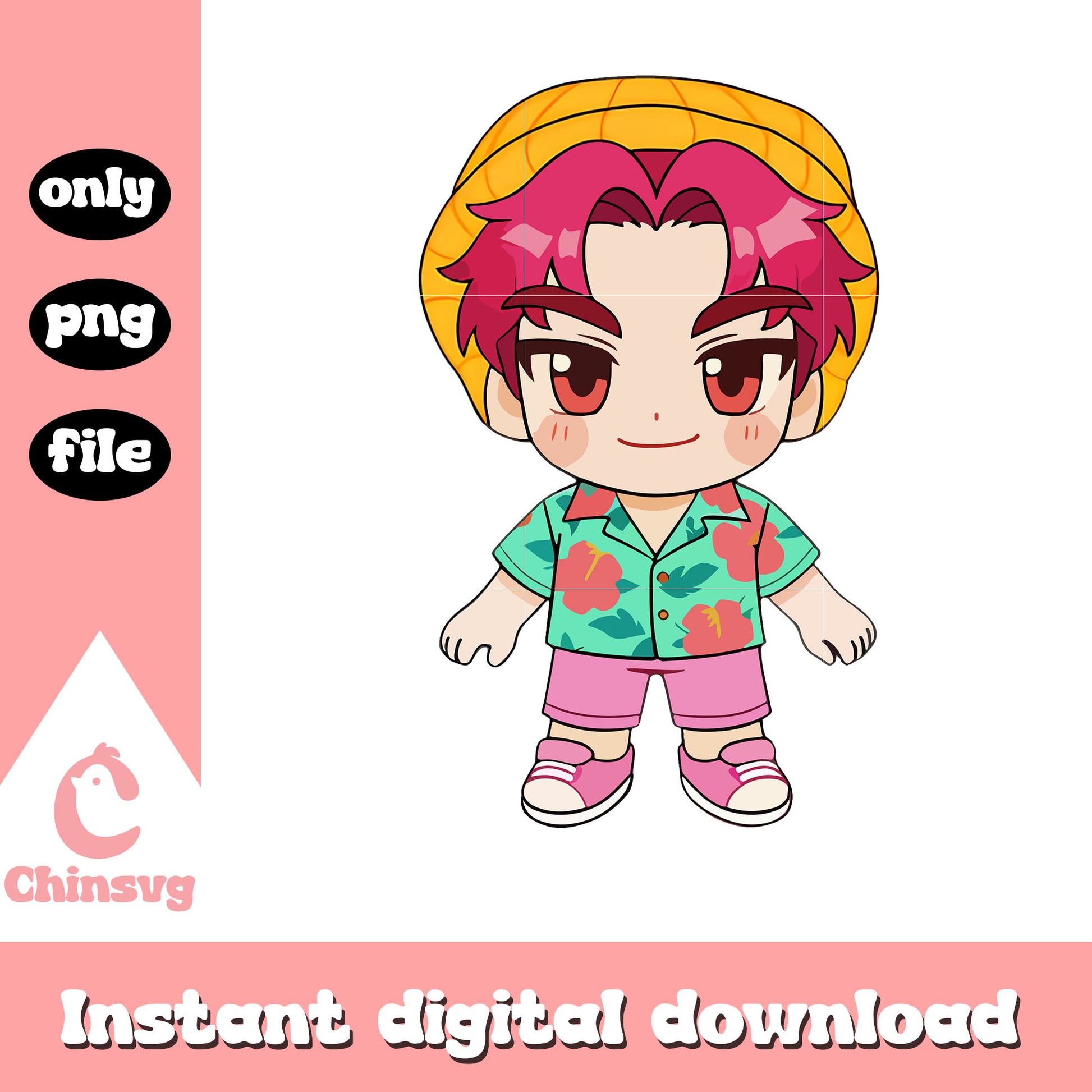 Abby saja boys cute doll design pnng, saja boys abby png