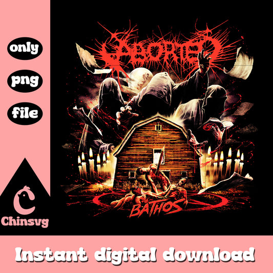 Aborted Bathos movie poster design png, poster film png