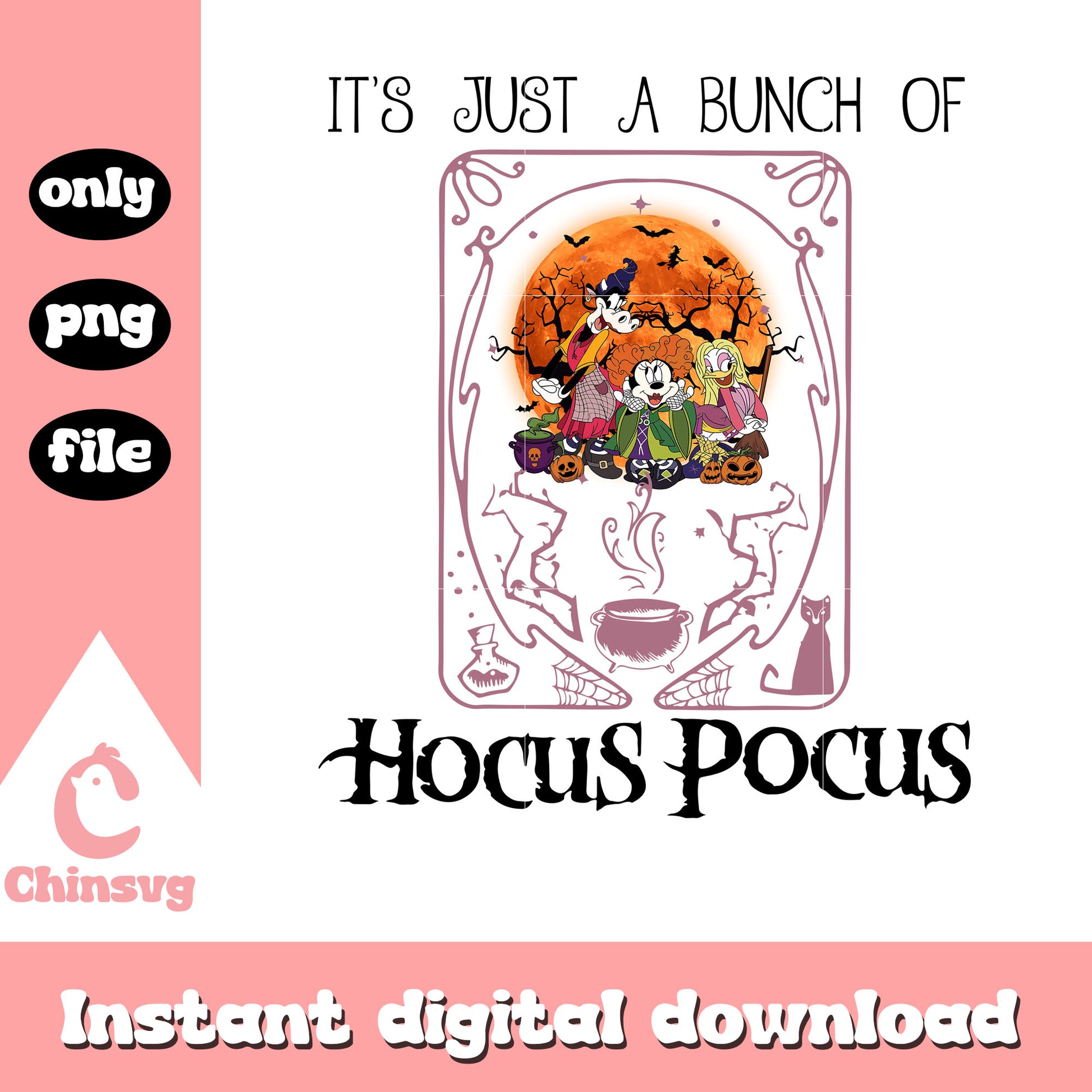A bunch of hocus pocus card art png, disney movie hocus pocus png