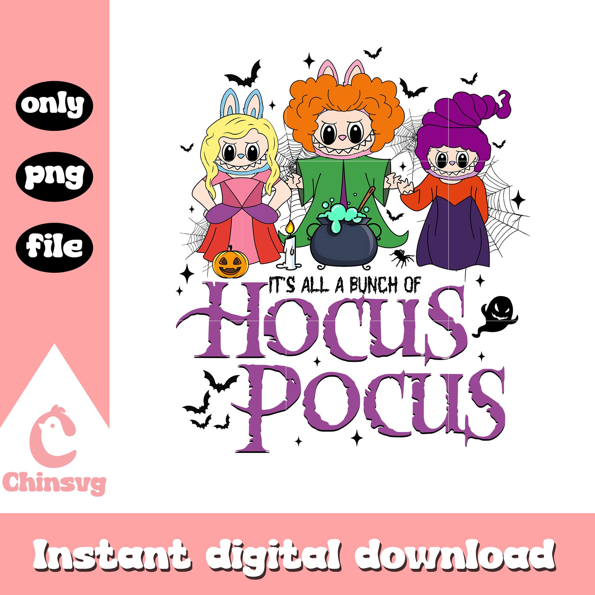 A bunch of hocus pocus halloween characters png, sanderson sisters cartoon png