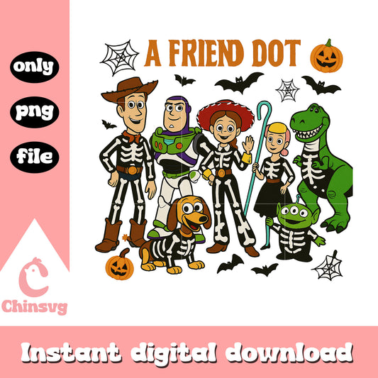 A friend dot toy story cartoon png, toy story character png