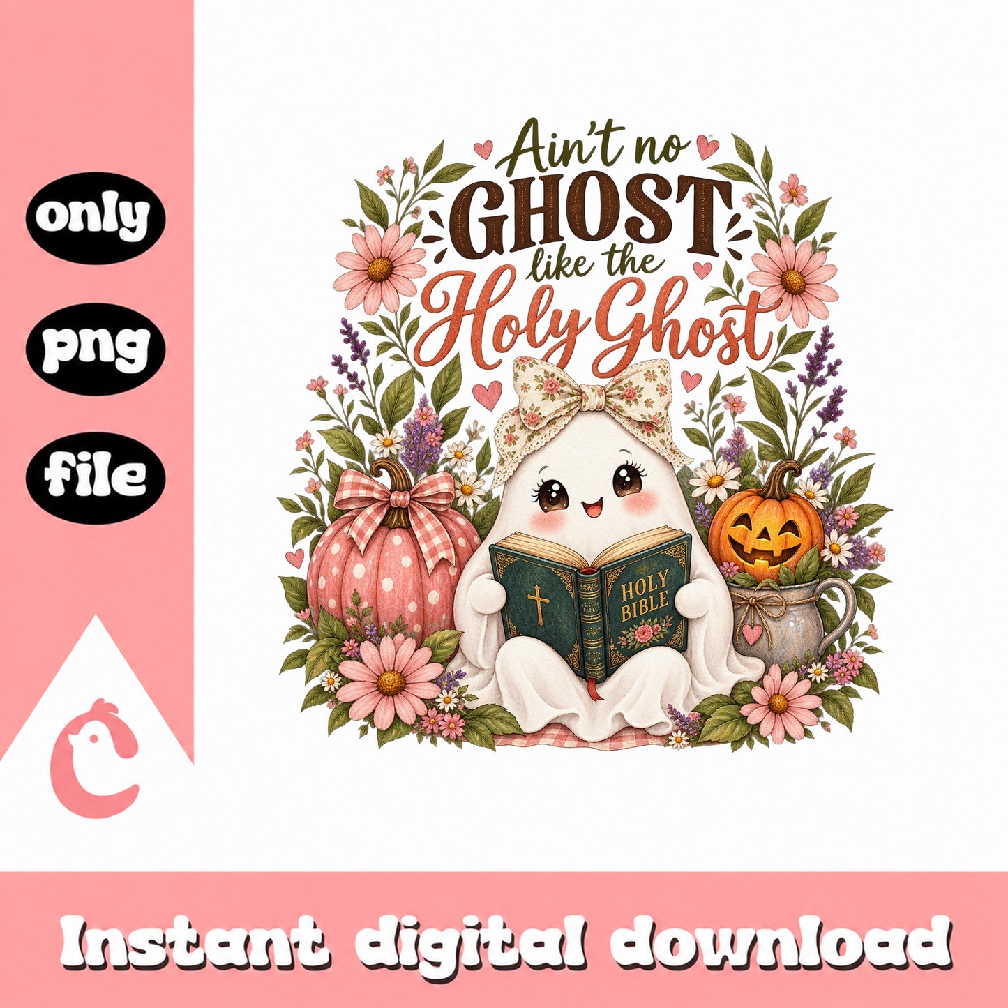 Ain't No Ghost Like The Holy Ghost PNG, Halloween Religious, PNG