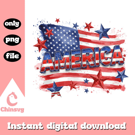 America flag design png, america flag png, freedom png