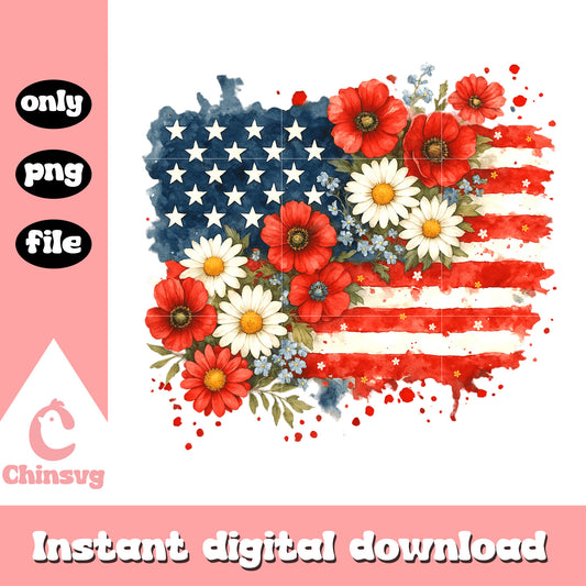 America flag design png, the fourth of july america png