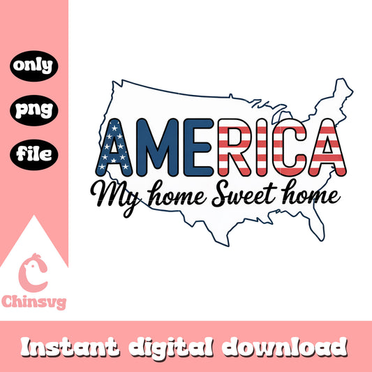 America my home sweet home map png, america map png, freedom png