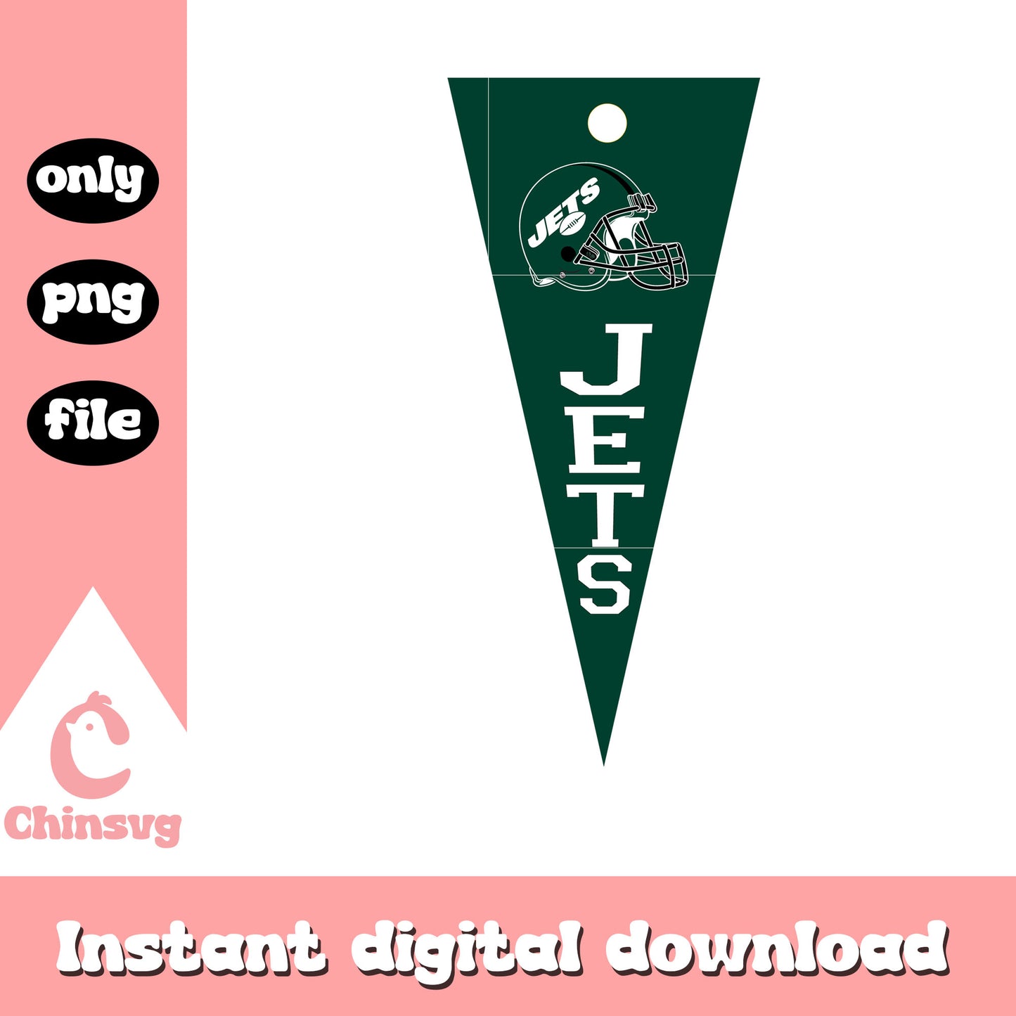 American football jets nfl sport svg, nfl jets logo svg