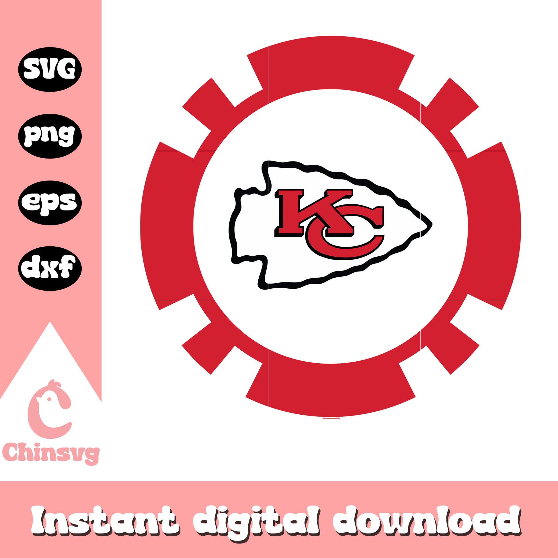American football kansas city chiefs symbol svg, kansas city chiefs logo history svg