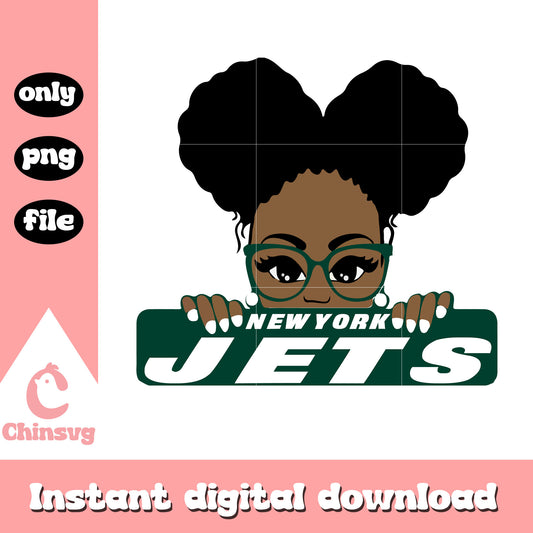 American football new york jets girl svg, ny jets logo history svg
