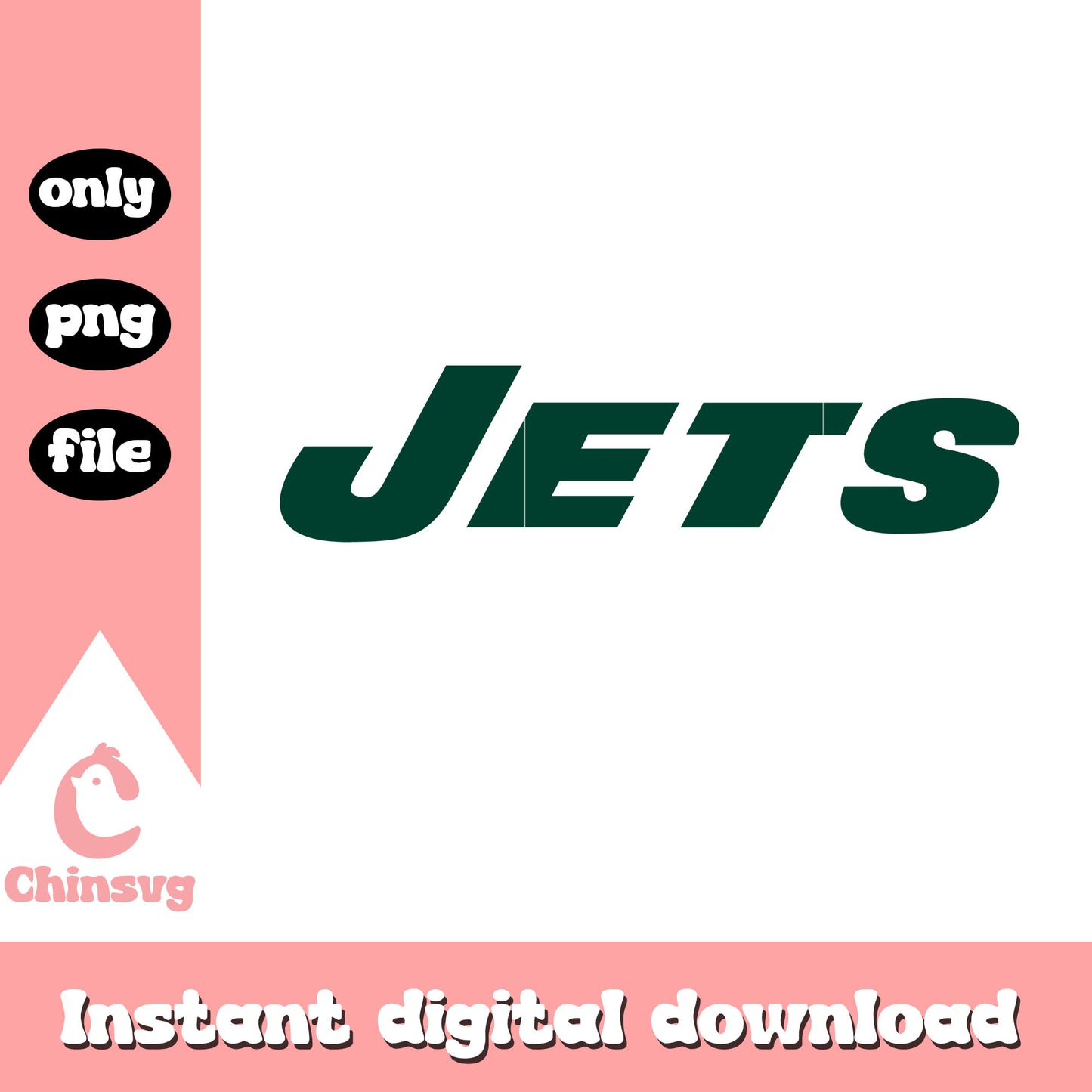 American football ny jets graphic svg, logo jet svg, nfl team svg