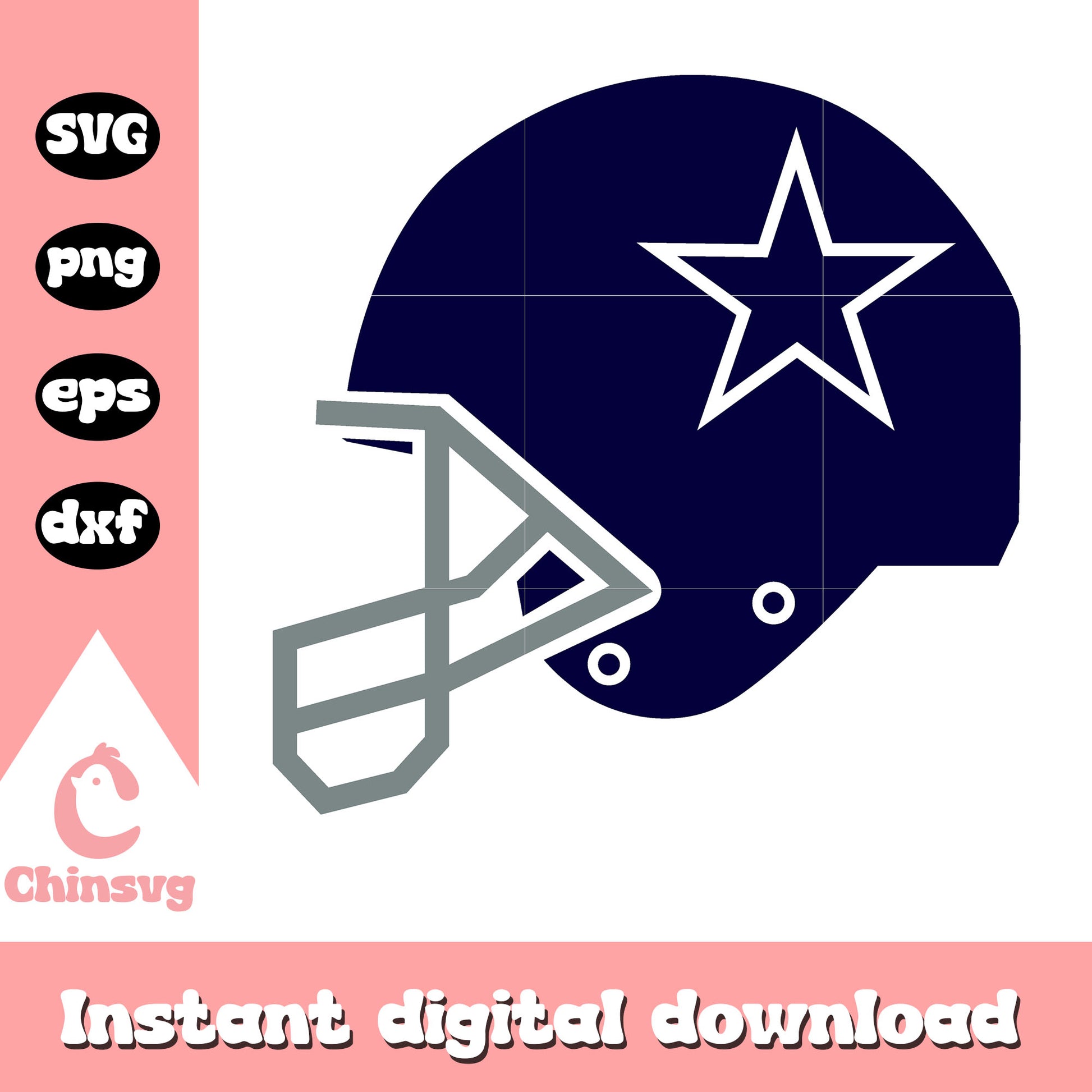American football team dallas cowboys helmet logo svg, dallas cowboys football svg