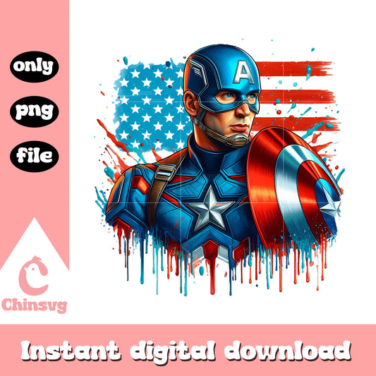 American superhero captain america png, the avengers cast png