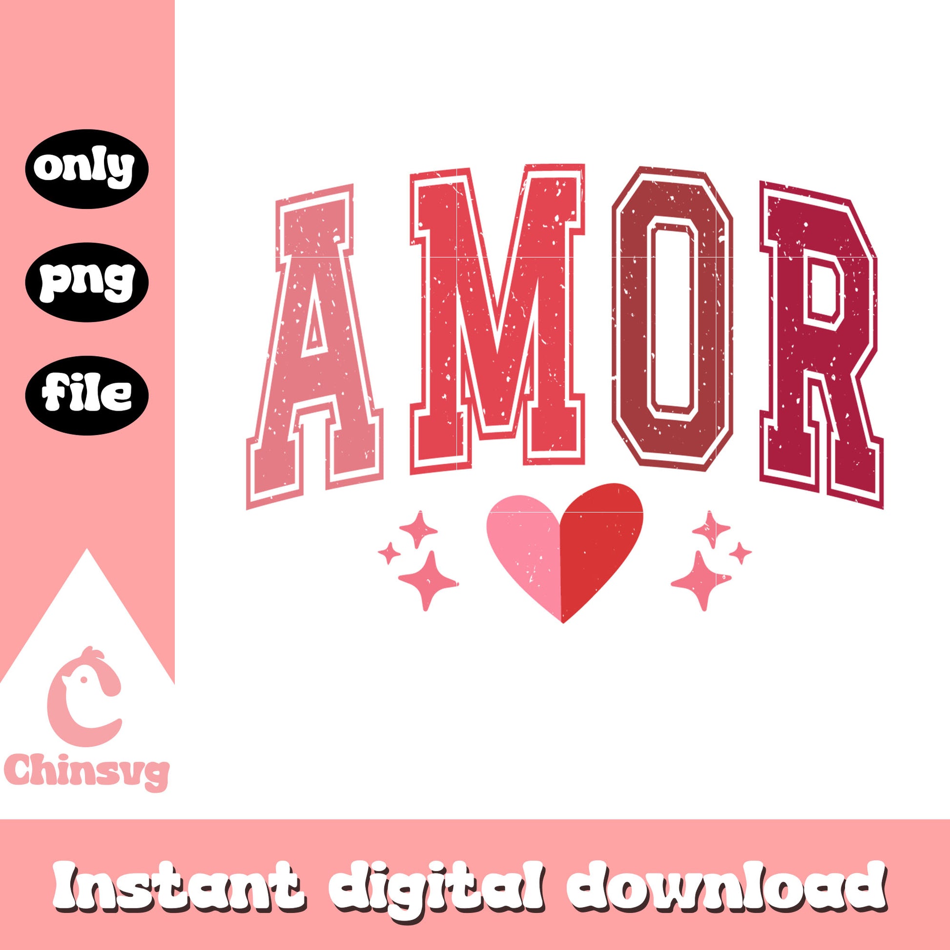 Amor love design valentine png, valentines day designs​ png