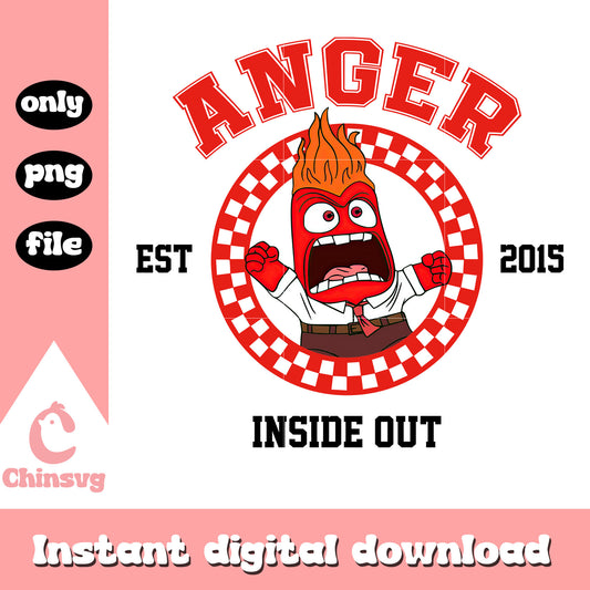 Anger est 2015 inside out png, inside out anger​ png, inside out 2 anger​ png