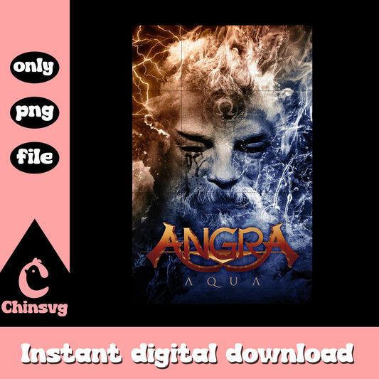 Angra aqua album poster design png, album music png, qua png