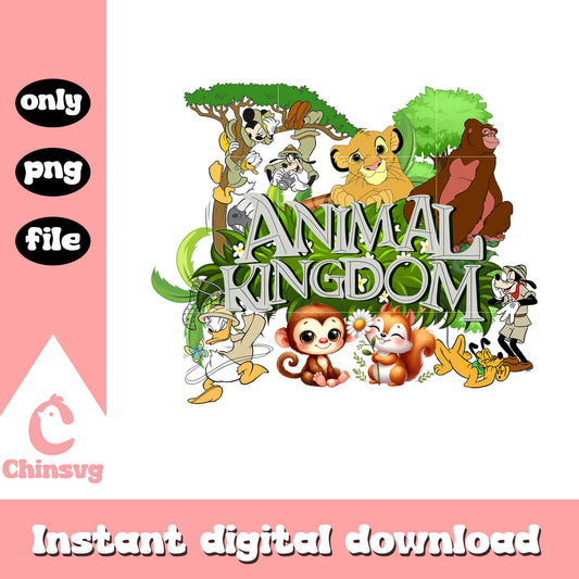 Animal kingdom disney characters png, animal kingdom png, disney png