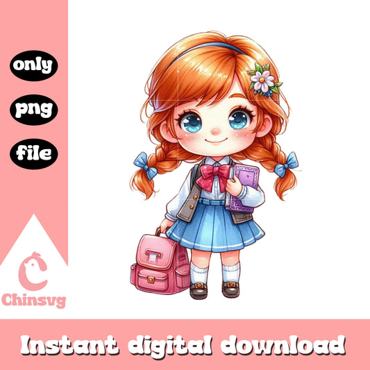 Anna back to school png, shop back to school deals png