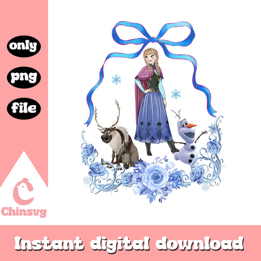 Anna frozen and her friends png, costume anna disney​​​ png