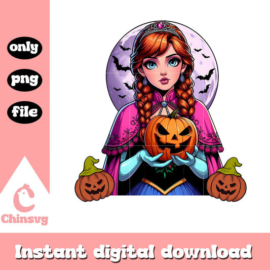 Anne halloween horror night png, frozen characters png
