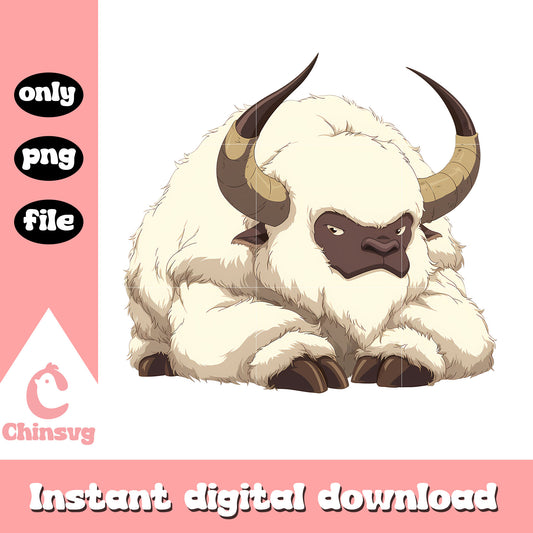 Appa flying animal png, flying animal png, avatar anime png