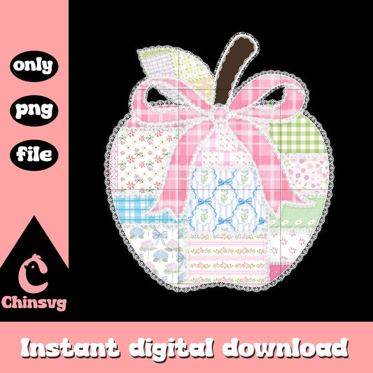 Apple pattern decoration png, apple design​ png, trending png