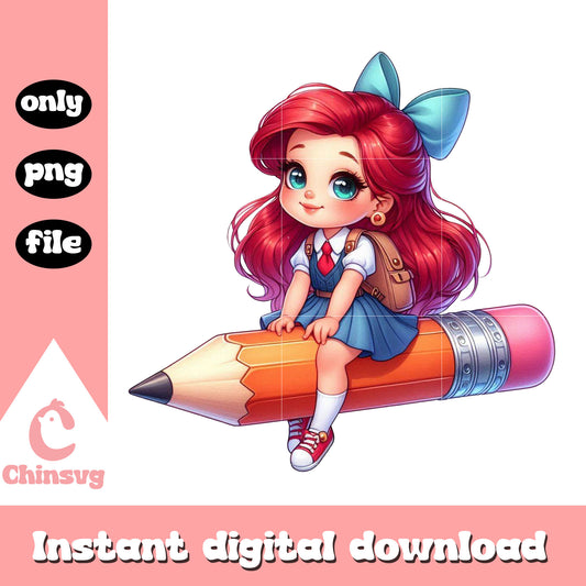 Ariel on magic school design png, school shooting today​ png