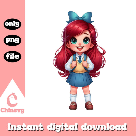 Ariel princess back to school png, driving schools near me png