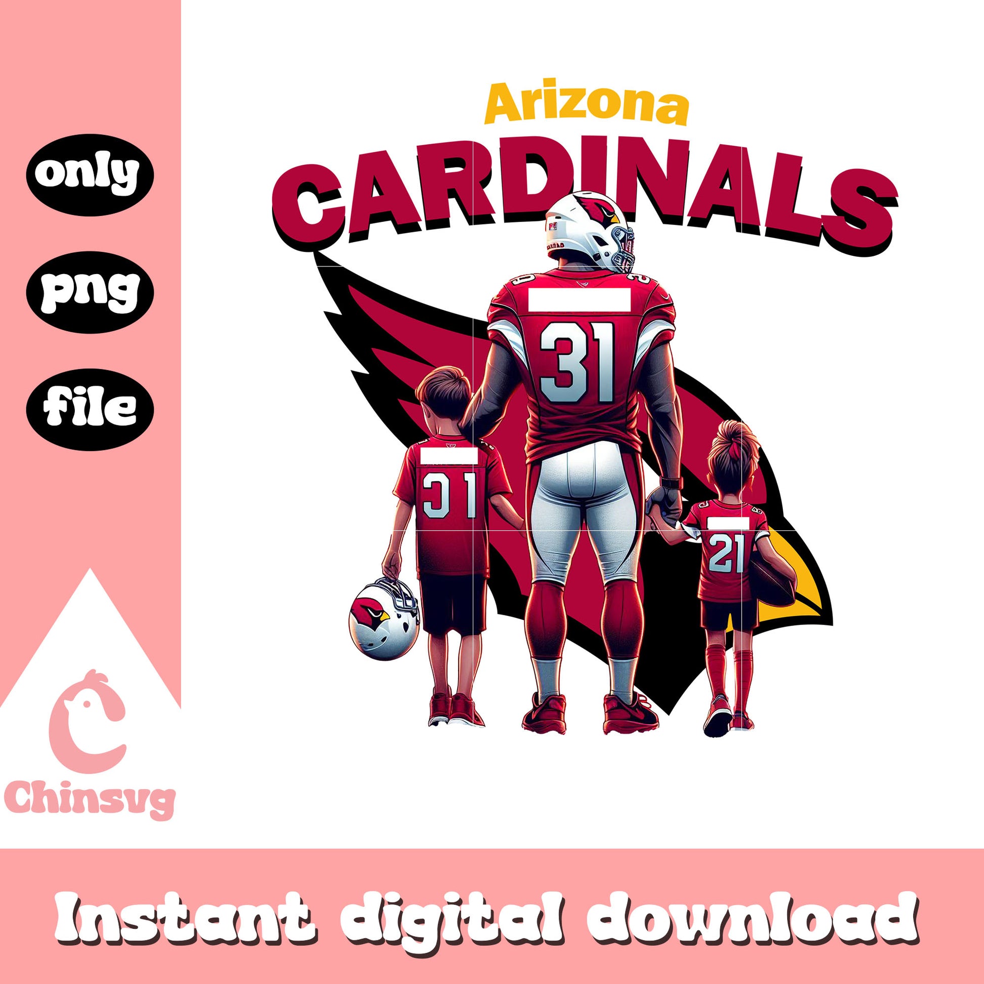 Arizona Cardinals  nfl team dad png, football  teams png