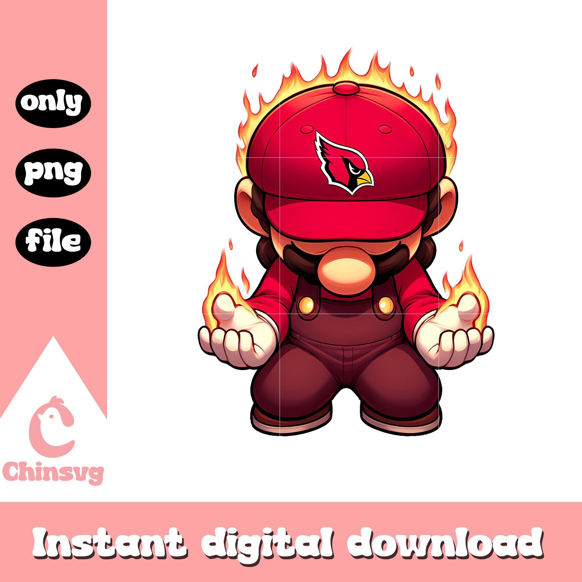 Arizona cardinals mario red png, arizona cardinals football png – Chinsvg