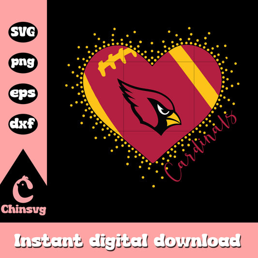 Arizona cardinals nfl football clipart svg, arizona cardinals nfl logo svg