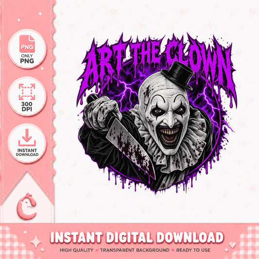 Art The Clown PNG, Terrifier Horror Clown, Halloween PNG
