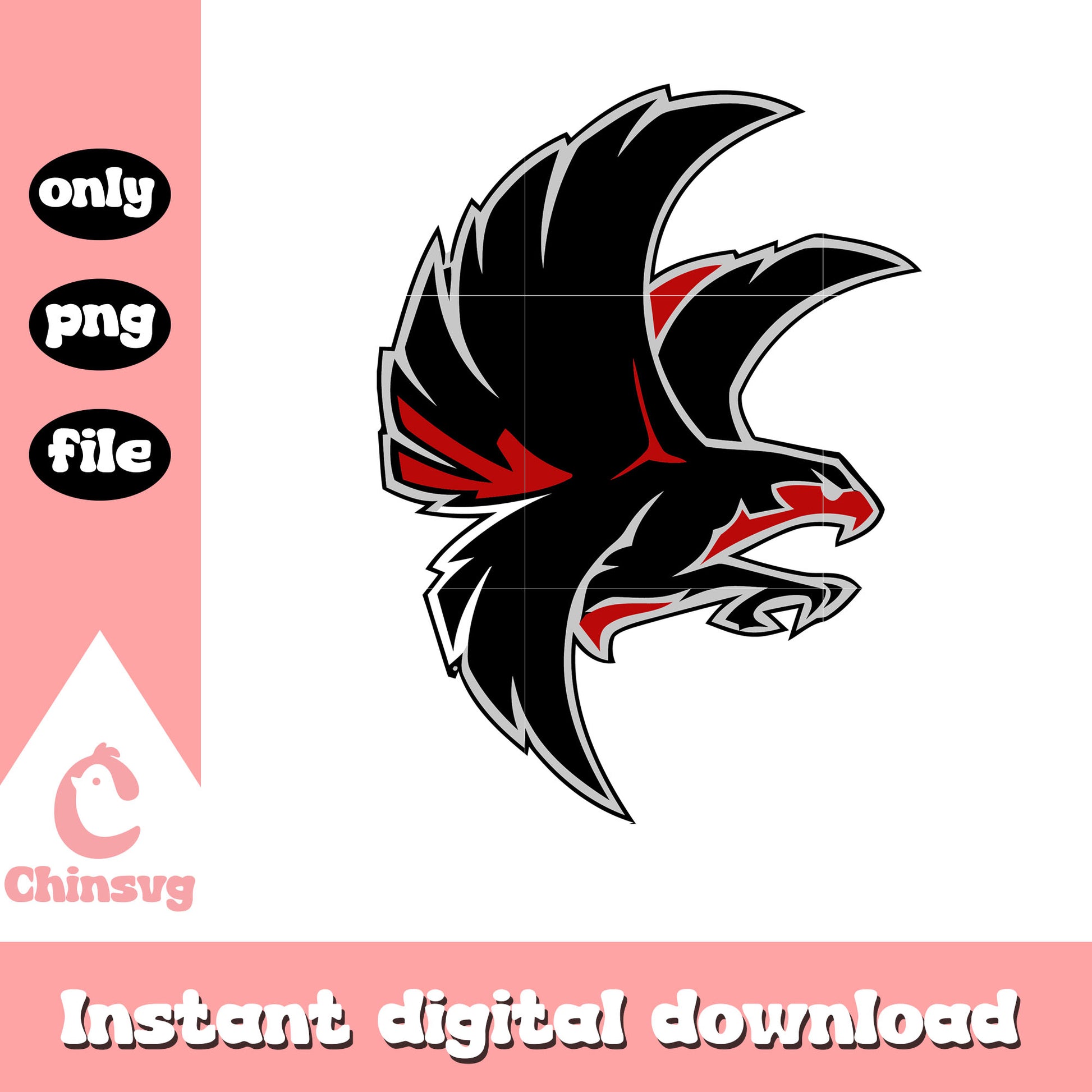 Atlanta falcons logo clipart svg, atlanta falcons old logo svg