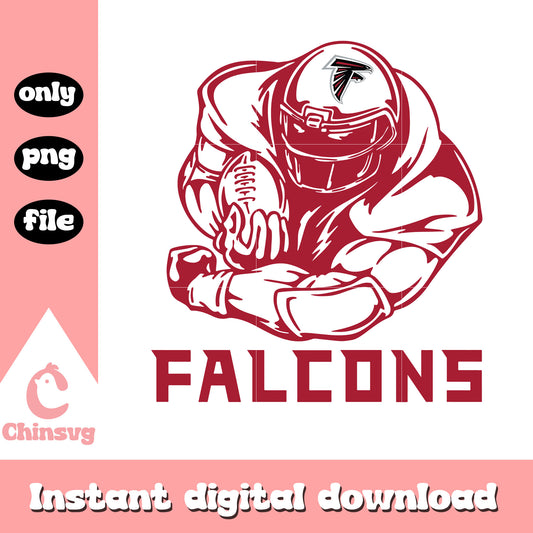 Atlanta falcons nfl football sticker svg, atlanta falcons team svg