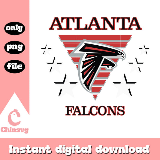 Atlanta falcons nfl team logo design svg, atlanta falcons svg