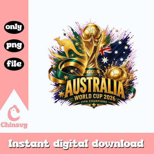 Australia World Cup 2026 PNG, FIFA Champions PNG, Soccer PNG