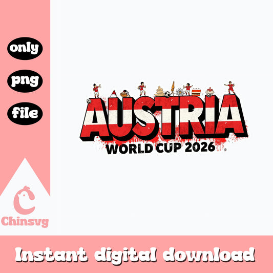 Austria World Cup 2026 PNG, Austria Soccer PNG, Football PNG