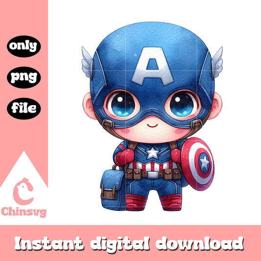 Avengers captain america go to school png, school spirits png