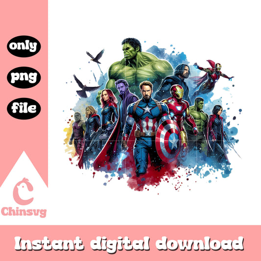 Avengers super heroes png, avengers png, new marvel movie png