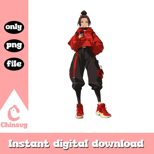 Azula modern fanart png, Azula cool girl png, avatar azula png