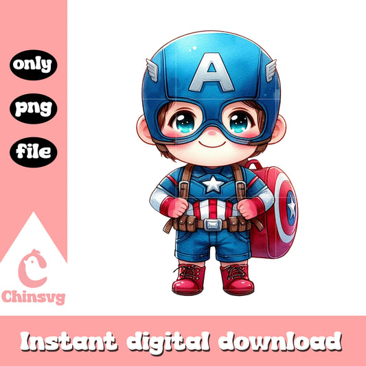 Baby captain america avengers member png, captain marvel cast png