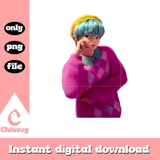 Baby character sticker dessign png, baby saja boys png