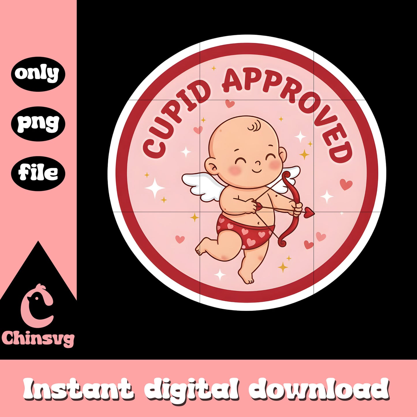 Baby cupid love valentine png, valentines day cupid​ png