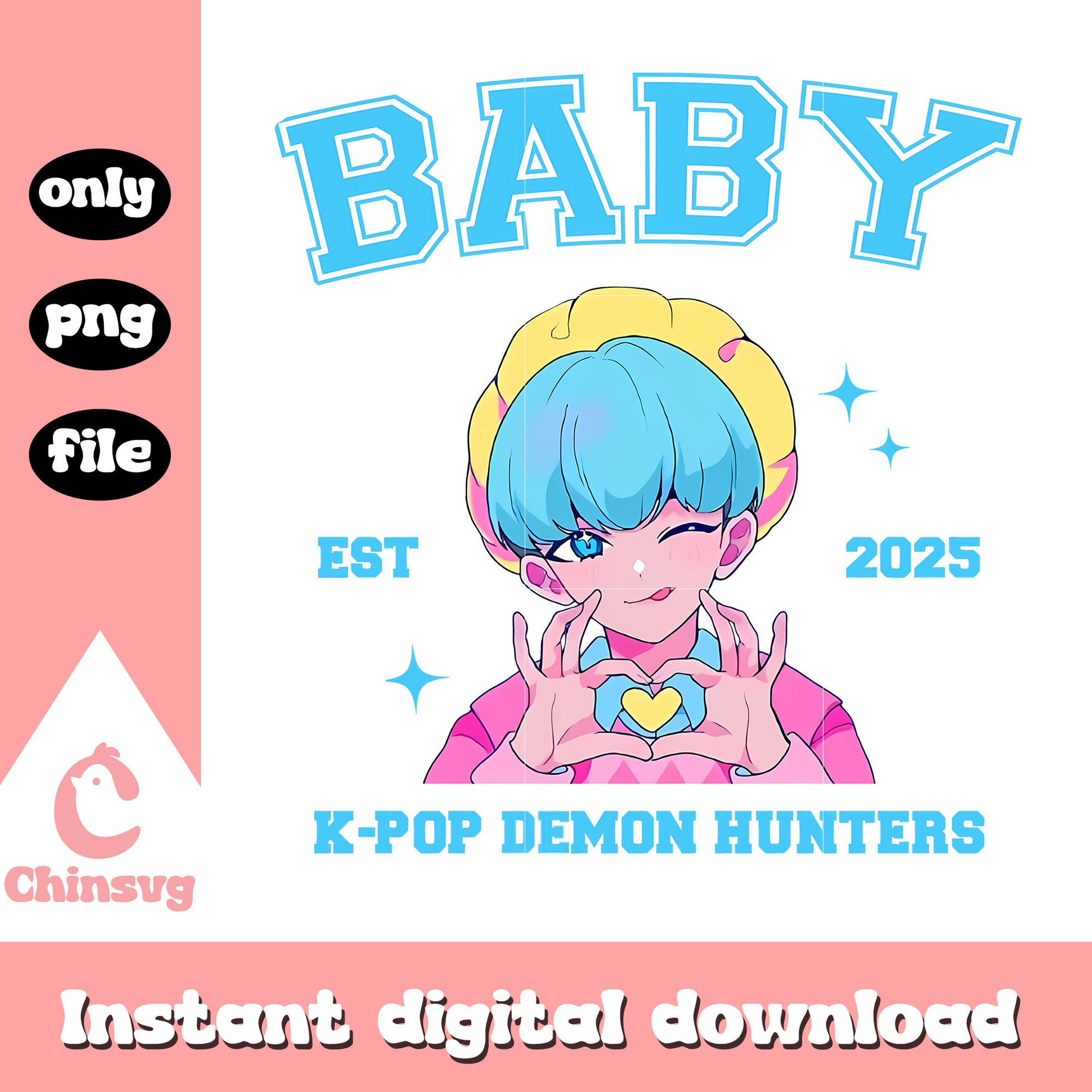 Baby est 2025 kpop demon hunters png, saja boys fan png