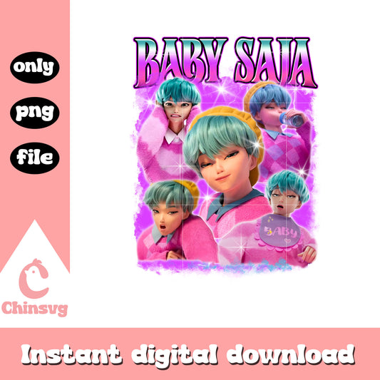 Baby kpop demon hunters christmas png, baby saja boys png