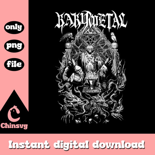 Babymetal logo black white design png, music band png, logo png