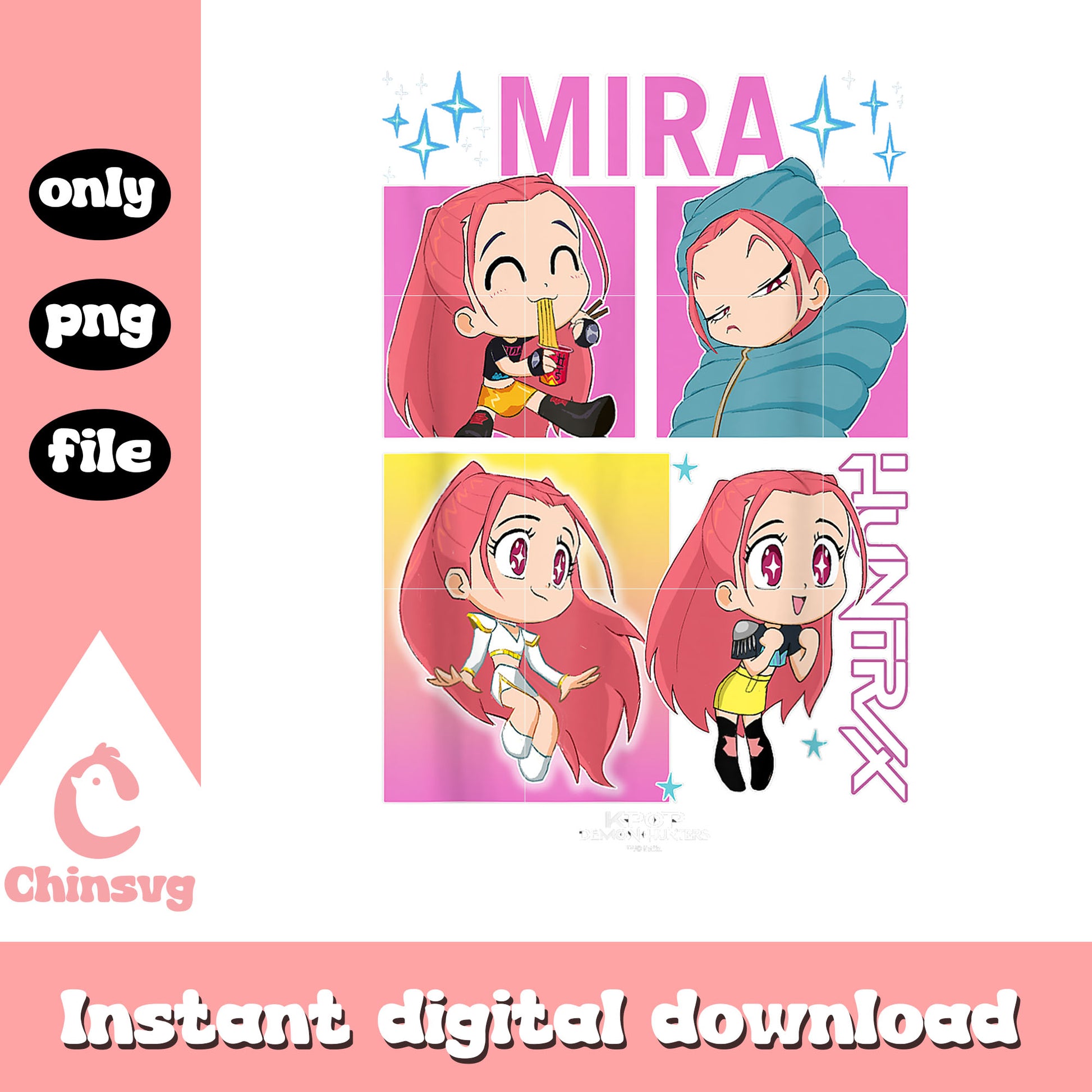 Baby mira huntrix member png, huntrix mira png