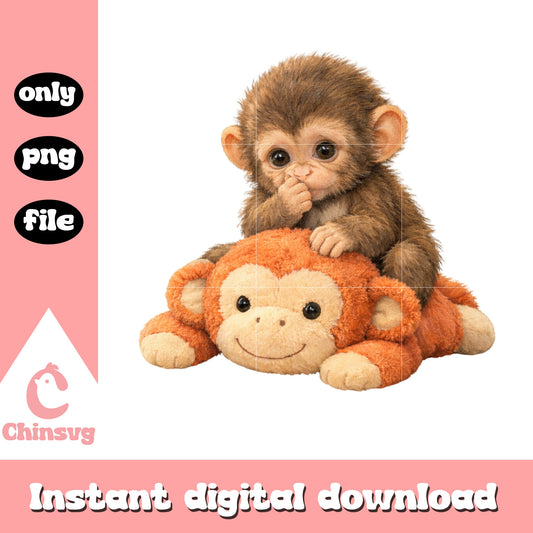 Baby monkey brave design png, monkey punch art​ png, trending png