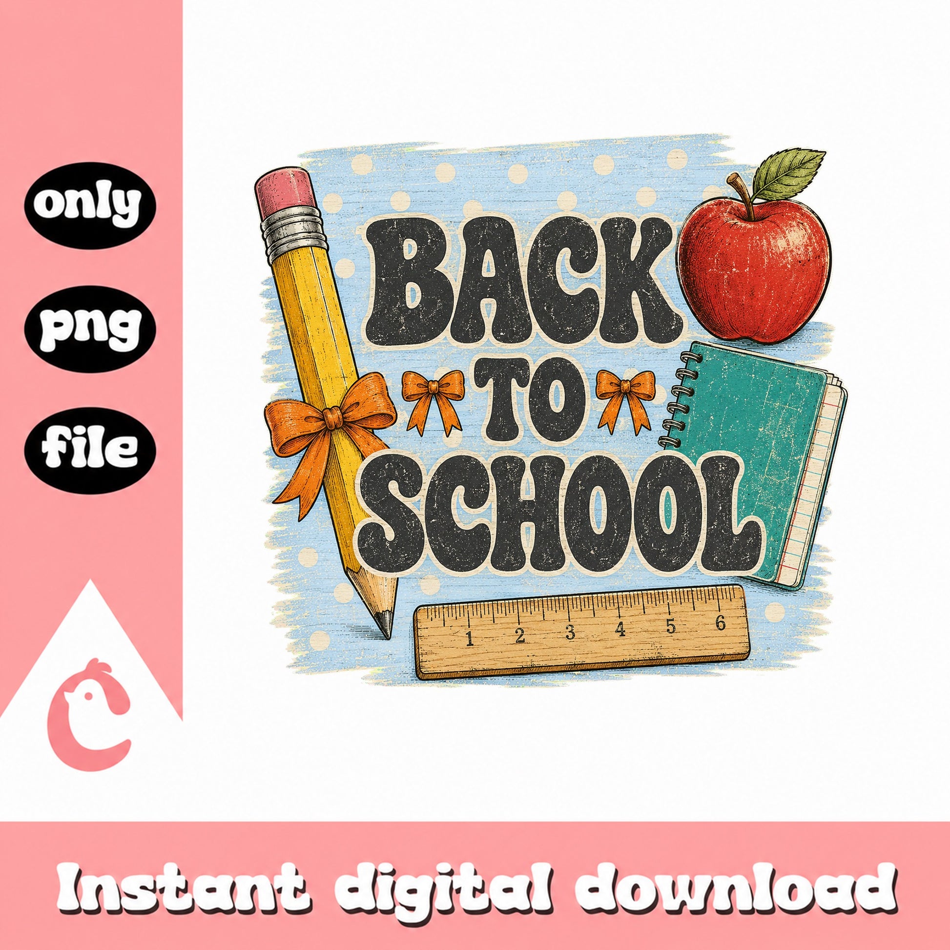 Back To School PNG, Teacher Clipart, School Supplies PNG