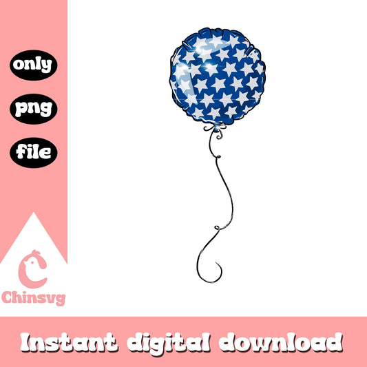 Balloon circle 4th of july png, Fourth of July balloon png